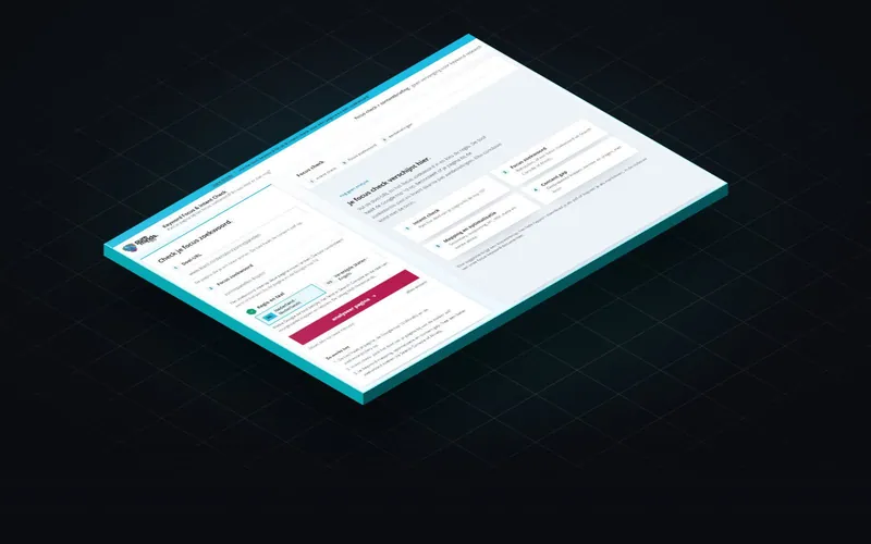 Het startscherm van de Keyword Focus & Intent Check: lege velden voor de pagina en het focus zoekwoord, de keuze voor regio en taal, de knop 'analyseer pagina' en rechts de vier stappen van de check